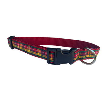 Dog Collar - Buchanan Plaid -  3/4 & 1 1/4