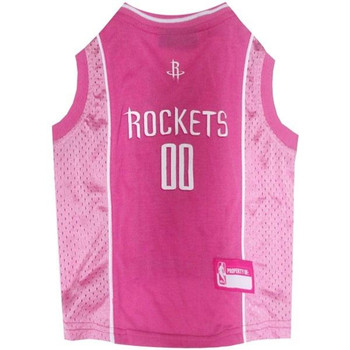 Houston Rockets Pink Pet Jersey