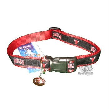 Chicago Bulls Alternate Style Dog Collar