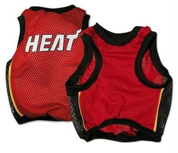 Miami Heat Alternate Style Dog Jersey