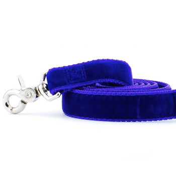 Purple Swiss Velvet Dog Leash