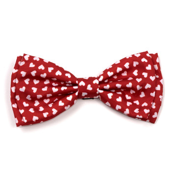 Hearts Pet Dog Bow Tie