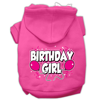 Birthday Girl Balloons Dog Hoodie