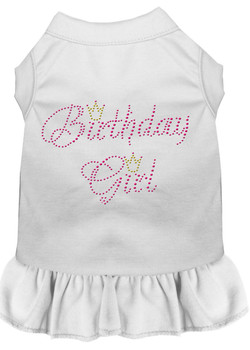 Birthday Rhinestone Dog Dress - More Colors