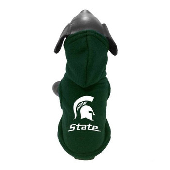 Michigan State Spartans Polar Fleece Pet Hoodie - XS