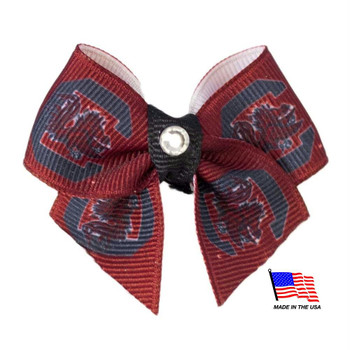 South Carolina Gamecocks Pet Hair Bow