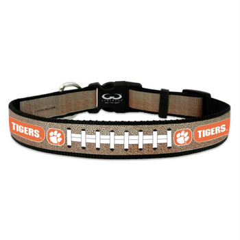 Clemson Tigers Reflective Football Pet Collar