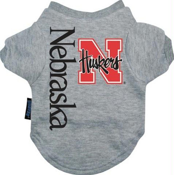 Nebraska Huskers Dog Tee Shirt