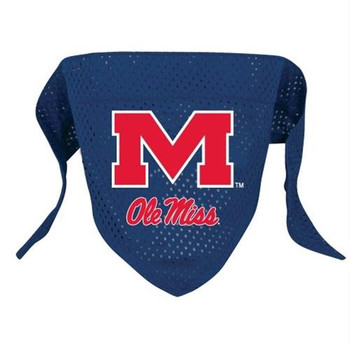 Ole Miss Rebels Mesh Dog Bandana