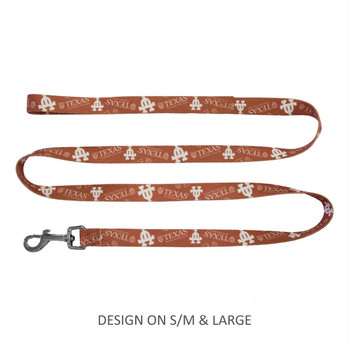 Texas Longhorns Pet Nylon Leash - Large