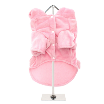 Plush Pink Pet Dog Robe