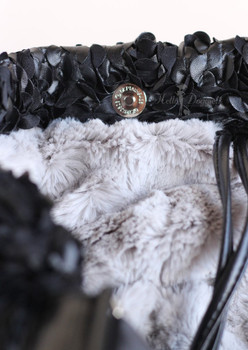 Victorian Luxury Pet Dog Messenger Sling - Black Victorian Luxury Pet Dog Messenger Sling - Black