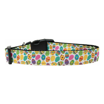 Confetti Eggs Nylon Ribbon Dog Collar & Matching Leash