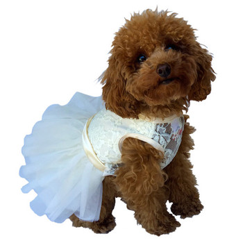 Fufu Tutu Dog Dress - Ivory