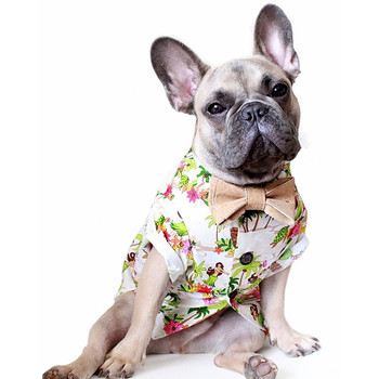 Cotton Hawaiian Hula Dancer Dog Shirt