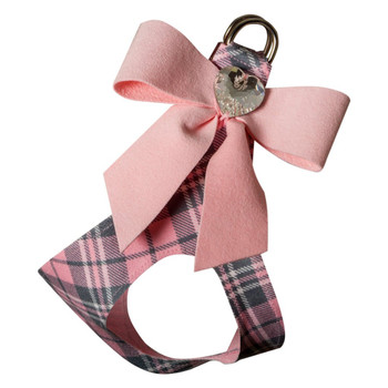 Scotty Puppy Pink Tail Bow Emerald Cut Step In Harness w/ Puppy Pink Tailbow