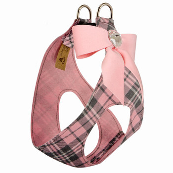 Scotty Puppy Pink Tail Bow Heart Step In Harness w/ Puppy Pink Tailbow Scotty Puppy Pink Tail Bow Heart Step In Harness w/ Puppy Pink Tailbow