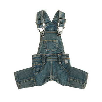 Puppy Angel Denim Vintage Washed Overalls