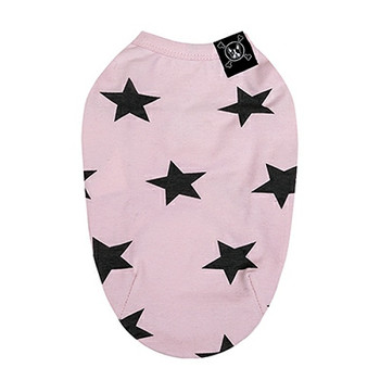 Puppy Angel Star Sleeveless Doggie T-shirts - Pink