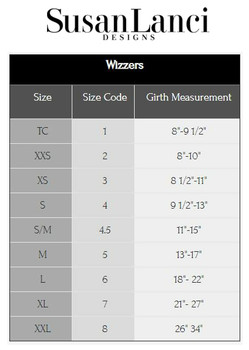 Susan Lanci Wizzer Belly Bands Sizing Chart and Video