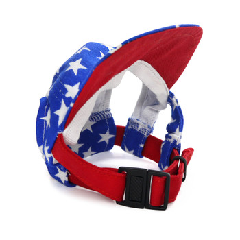 Star Patriotic Pet Dog Visor / Hat