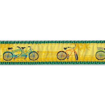 Dog Collar - Beach Bikes -  3/4 & 1 1/4
