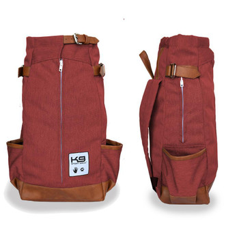 Urban Pet Backpack Carrier - Maroon Red