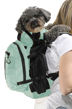 Air Plus Pet Backpack Carrier - Mint - Pets Up to 40 lbs