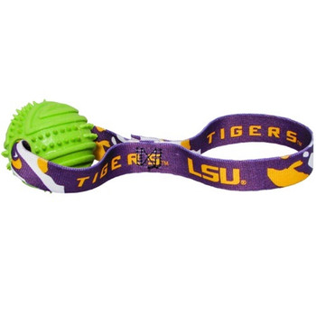 LSU Tigers Moonshine Adjustable Web Dog Collar - Pink