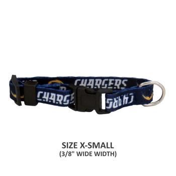 Los Angeles Chargers Pet Nylon Collar - Small