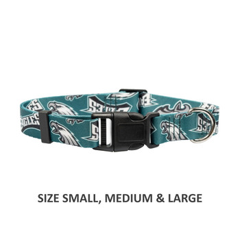 Philadelphia Eagles Pet Nylon Collar - Medium