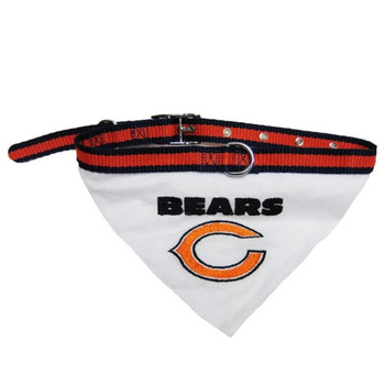 Chicago Bears Dog Collar Bandana