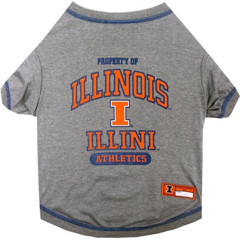 Illinois Fighting Illini Pet T-Shirt Illinois Fighting Illini Pet T-Shirt