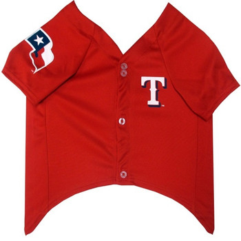 Texas Rangers Pink Pet Jersey - Small