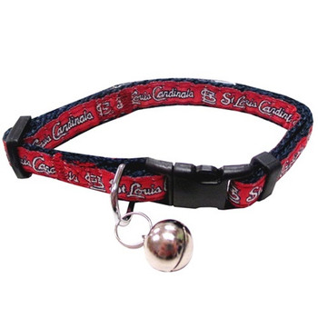 Pink St. Louis Cardinals Handmade Dog Collar - XS — The Dog Collar