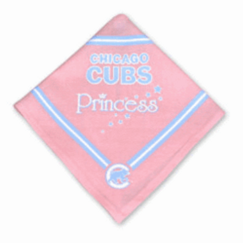 Chicago Cubs Pink Dog Bandana