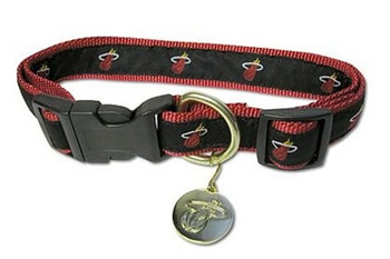 Miami Heat Alternate Style Dog Collar