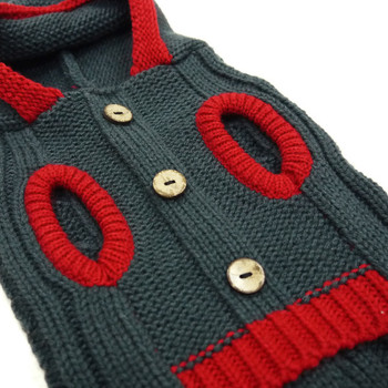Tidy Cable Hoodie Dog Sweater - Charcoal Tidy Cable Hoodie Dog Sweater - Charcoal