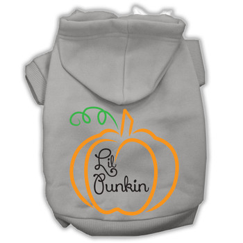 Lil Punkin Screenprint Hoodie - Grey