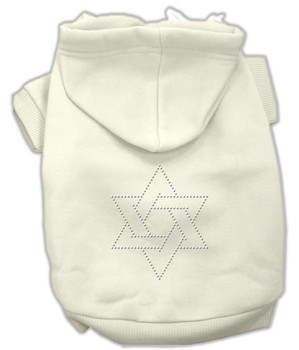 Star Of David Hoodies Cream