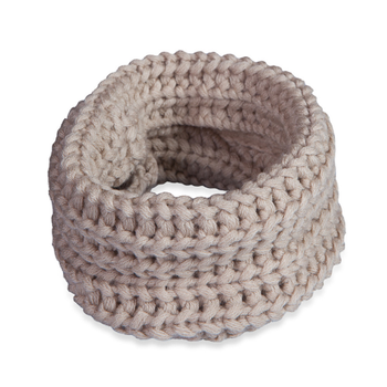 Infinity Dog Scarf - Oatmeal Beige