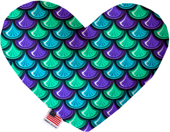 Mermaid Scales Heart Dog Toy, 2 Sizes