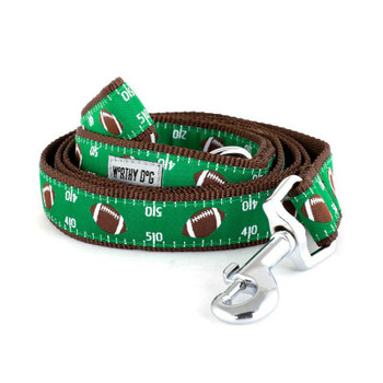 Football Field Pet Dog Collar & Optional Lead