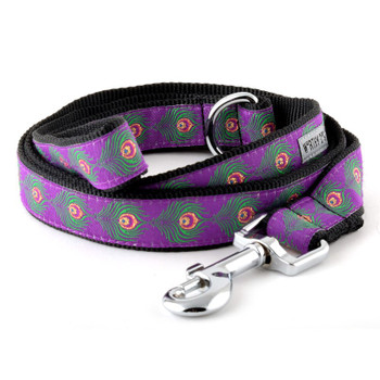 Peacock Pet Dog Collar & Optional Lead