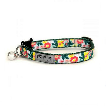 Spring Bouquet Pet Dog and Cat Collar & Optional Lead