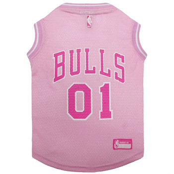 Pets First Chicago Bulls Pet Pink Jersey 