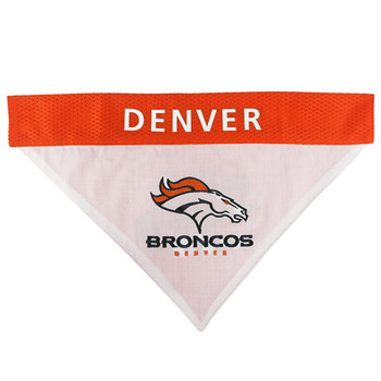 Pets First Denver Broncos Pet Reversible Bandana 