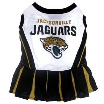 Pets First Jacksonville Jaguars Cheerleader Pet Dress 