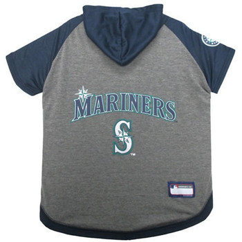 Pets First Seattle Mariners Pet Hoodie T-Shirt 