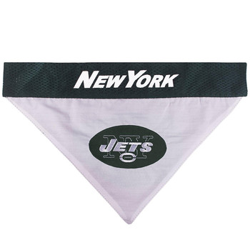 Pets First New York Jets Pet Reversible Bandana 